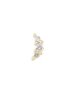 Orion Mini 14k Yellow Gold Single Stud Earring In White Diamond 9 Orion Mini 14k Yellow Gold Single Stud Earring In White Diamond -Kendra Scott Jewelry Store kendra scott orion piercing stud gold diamond 01 lg