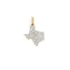 Pave State Of Texas 14k Yellow Gold Charm In White Diamond -Kendra Scott Jewelry Store kendra scott pave state of texas 14k yellow gold white diamond 00 lg