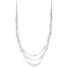 Rina Silver Multi Strand Necklace In Lustre Glass 2 Rina Silver Multi Strand Necklace In Lustre Glass -Kendra Scott Jewelry Store kendra scott rina multi stand necklace rhodium lustre plated clear glass white cz 00 lg