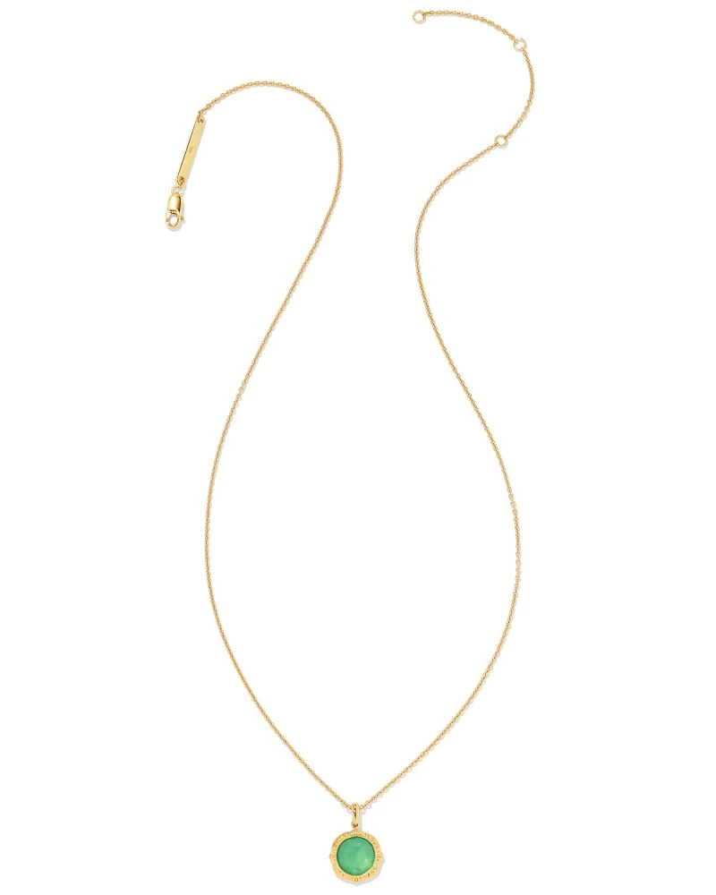 Sage 18k Gold Vermeil Pendant Necklace In Chrysoprase 7 Sage 18k Gold Vermeil Pendant Necklace In Chrysoprase - Image 5