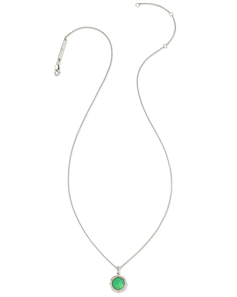 Sage Sterling Silver Pendant Necklace In Chrysoprase 5 Sage Sterling Silver Pendant Necklace In Chrysoprase - Image 3