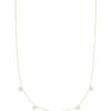Shannon 14k Yellow Gold Collar Necklace In White Diamond -Kendra Scott Jewelry Store kendra scott shannon necklace 14k yellow gold white diamond 00 lg