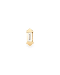 Sianna Mini 14k Yellow Gold Single Stud Earring In White Diamond 9 Sianna Mini 14k Yellow Gold Single Stud Earring In White Diamond -Kendra Scott Jewelry Store kendra scott sianna piercing stud gold diamond 01 lg