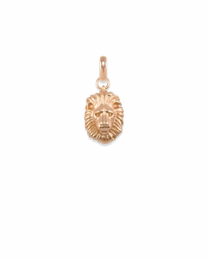 LoLoStrong Lion Charm In Rose Gold 3 LoLoStrong Lion Charm In Rose Gold