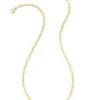 Small Paperclip Chain Necklace In 18k Gold Vermeil 2 Small Paperclip Chain Necklace In 18k Gold Vermeil -Kendra Scott Jewelry Store kendra scott small paperclip chain necklace 18k gold vermeil 00
