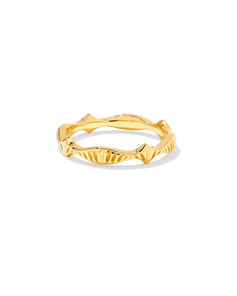 Sophee Band Ring In 18k Gold Vermeil 3 Sophee Band Ring In 18k Gold Vermeil