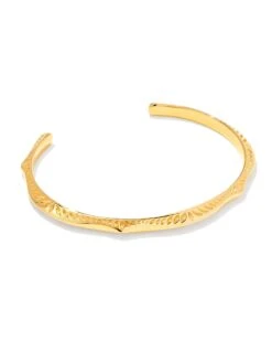 Sophee Cuff Bracelet In 18k Gold Vermeil