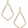 Sophee Clip On Drop Earrings In Gold 1 Sophee Clip On Drop Earrings In Gold -Kendra Scott Jewelry Store kendra scott sophee earring gold na 00 lg
