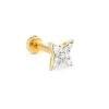 Star 14k Yellow Gold Mini Single Stud Earring In White Diamonds -Kendra Scott Jewelry Store kendra scott star mini stud earring 14k yellow gold white diamond 00 lg