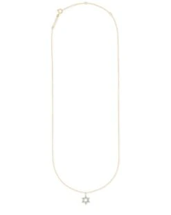 Star Of David 14k Yellow Gold Pendant Necklace In White Diamonds -Kendra Scott Jewelry Store kendra scott star of david short pendant necklace 14k yellow gold white diamonds 01 lg