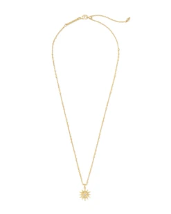 Star Charm Pendant Necklace In Gold -Kendra Scott Jewelry Store kendra scott starburst charm pendant necklace gold 01 lg