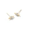 Stella 14k Yellow Gold Stud Earrings In White Diamond -Kendra Scott Jewelry Store kendra scott stella stud earrings 14k yellow gold white diamond 00