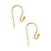 Earring Hook In 18k Gold Vermeil -Kendra Scott Jewelry Store kendra scott sterling earring hook 18k gold vermeil 00 lg