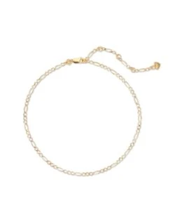 Rylie Anklet In 18k Yellow Gold Vermeil