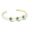 Susie Gold Cuff Bracelet In Marine Kyocera Opal 1 Susie Gold Cuff Bracelet In Marine Kyocera Opal -Kendra Scott Jewelry Store kendra scott susie cuff bracelet gold marine opal 00