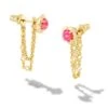 Susie Convertible Gold Ear Jacket Earrings In Hot Pink Kyocera Opal 2 Susie Convertible Gold Ear Jacket Earrings In Hot Pink Kyocera Opal -Kendra Scott Jewelry Store kendra scott susie ear jacket gold hot pink opal 00
