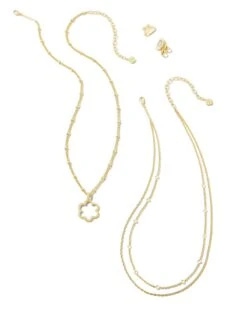 Susie Convertible Multi Strand Necklace In Gold -Kendra Scott Jewelry Store kendra scott susie multi strand necklace gold 02
