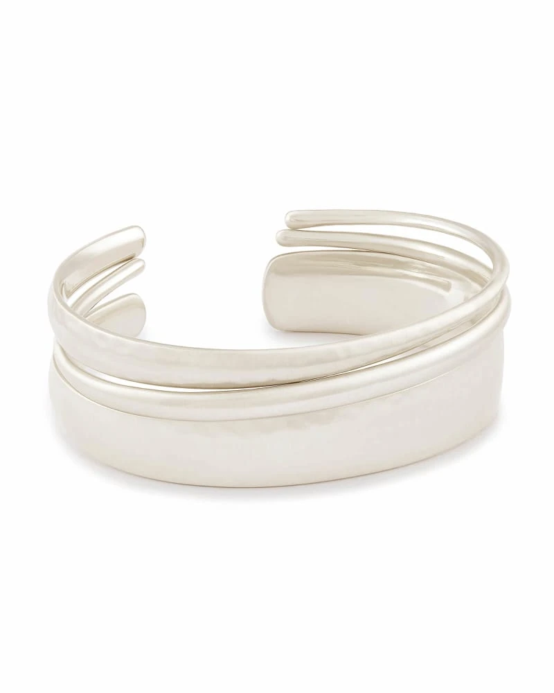 Tiana Pinch Bracelet Set In Bright Silver 3 Tiana Pinch Bracelet Set In Bright Silver