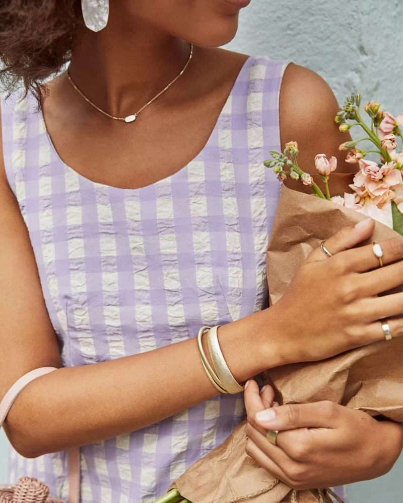 Tiana Pinch Bracelet Set In Bright Silver 4 Tiana Pinch Bracelet Set In Bright Silver - Image 2