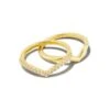 Wishbone Gold Ring Set In White Crystal 1 Wishbone Gold Ring Set In White Crystal -Kendra Scott Jewelry Store kendra scott wishbone crystal ring set gold white cz 00