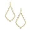 Sophee Crystal Clip-On Drop Earrings In Gold